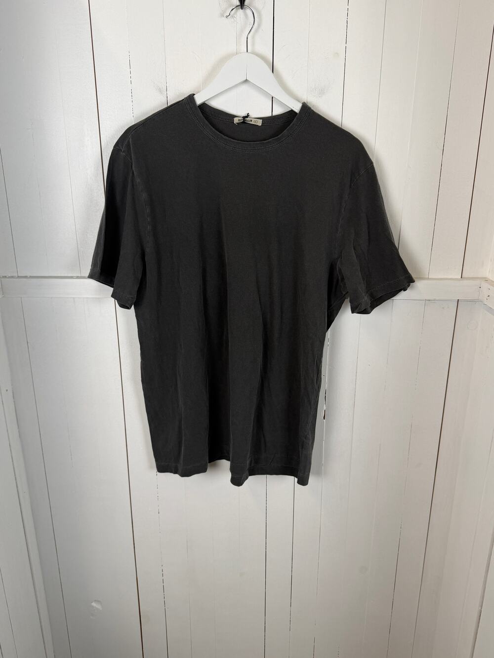 Buck Mason Gray Cotton T-Shirt Men's XL Pre-Owned